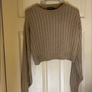 Pretty little thing cropped sweater